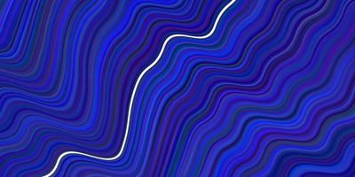 Dark BLUE vector texture with bent lines.