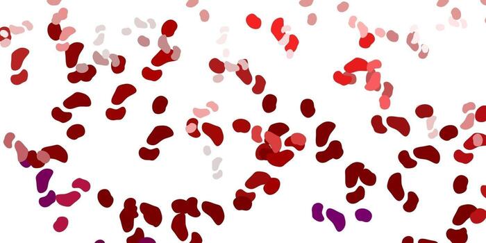 Light pink, red vector template with abstract forms.