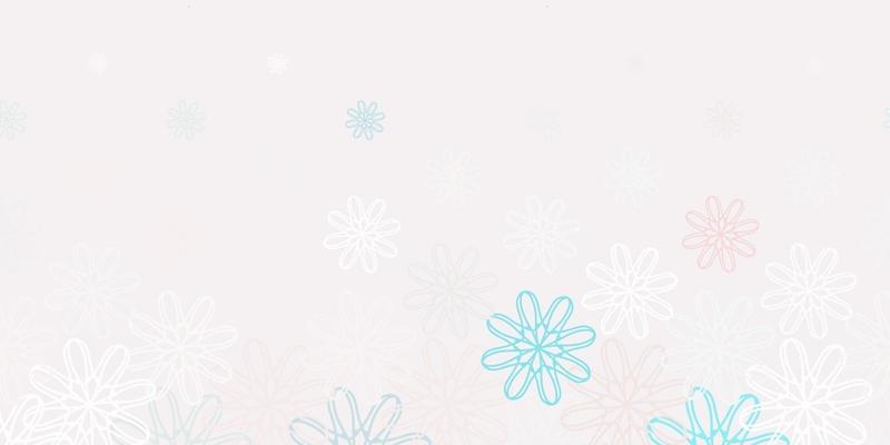 Light Pink, Green vector natural layout with flowers.