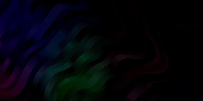 Dark Multicolor vector texture with wry lines.