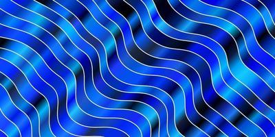 Dark BLUE vector pattern with lines.