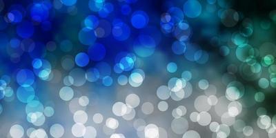 Light BLUE vector pattern with spheres.