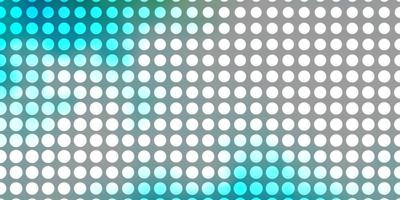 textura de vector azul claro, verde con círculos.