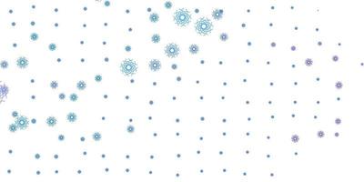 Light Pink, Blue vector backdrop with chaotic shapes.