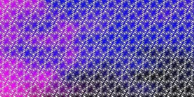 Light Pink, Blue vector background with wry lines.