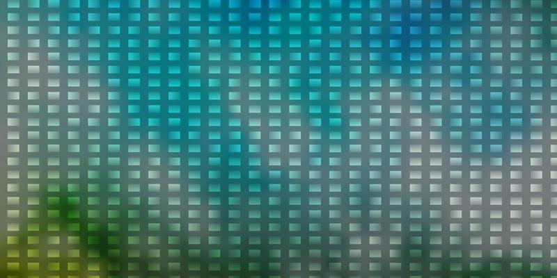 Light Blue, Green vector pattern in square style.