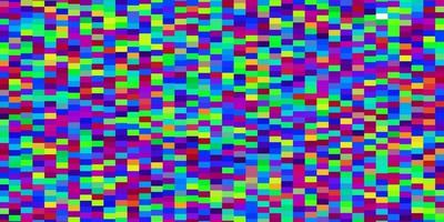 patrón de vector multicolor oscuro en estilo cuadrado.