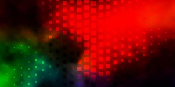 Dark Multicolor vector texture in rectangular style.