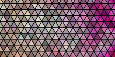 Light Pink vector pattern with polygonal style.