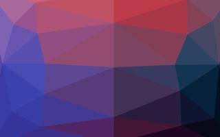 Dark Blue, Red vector abstract polygonal layout.