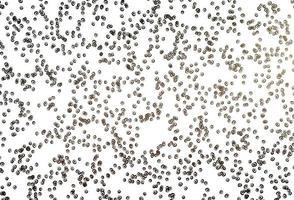 Light Black vector background with bubbles.