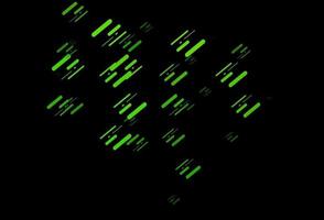 Dark Green vector texture with colorful lines.