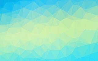 Light Blue, Yellow vector abstract mosaic pattern.