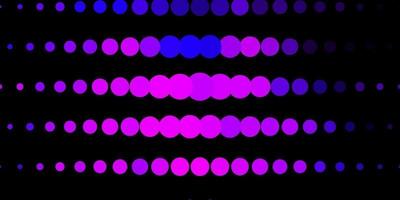 patrón de vector de color púrpura oscuro con esferas.