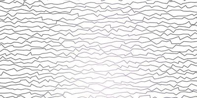 Dark Purple vector background with bent lines.