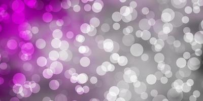 Light Purple vector texture with disks.