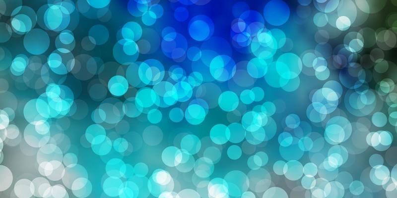 Light Blue, Green vector backdrop with dots.