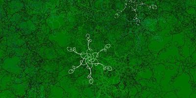 Light Green vector texture with curves.