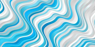 Light BLUE vector background with curved lines.