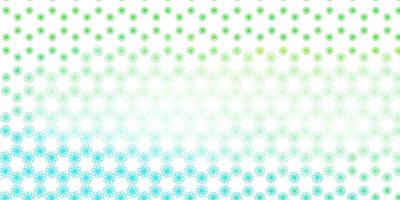 Light Green vector background with curves.