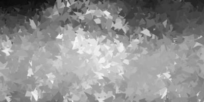 Light gray vector gradient polygon texture.