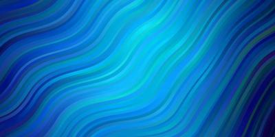 Dark BLUE vector background with lines.