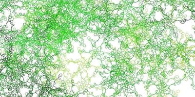 Light Green, Yellow vector layout with wry lines.
