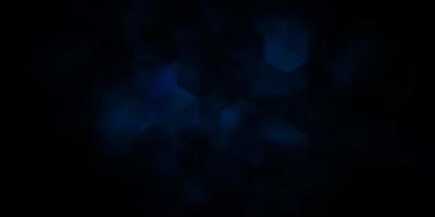 Dark BLUE vector layout with hexagonal shapes.