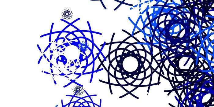 Fondo de vector azul claro con formas aleatorias.