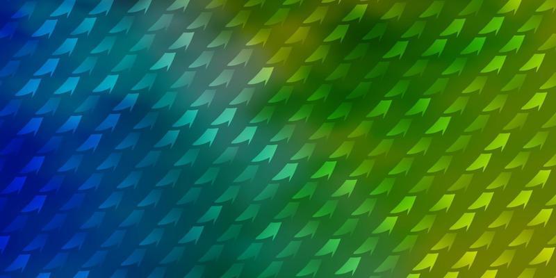 Light Blue, Green vector texture in rectangular style.