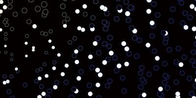 Dark Blue, Yellow vector pattern with spheres.