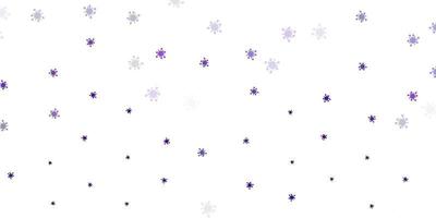 Light purple, pink vector backdrop with virus symbols.