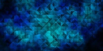 textura de vector azul oscuro con estilo triangular.