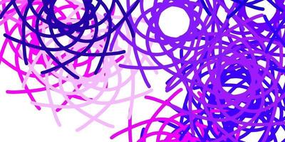 Light Purple, Pink vector background with random forms.