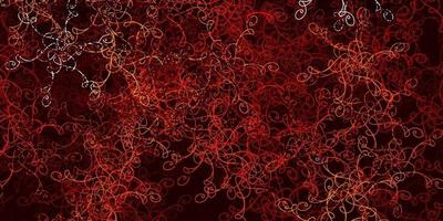 Light Red, Yellow vector layout with wry lines.
