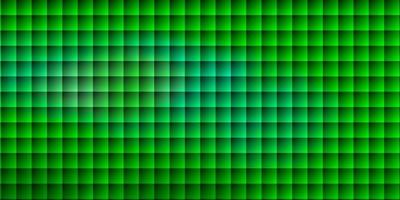 textura de vector verde claro en estilo rectangular.