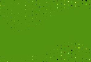 Light Green vector template with circles.