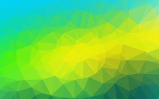 Light Green, Yellow vector blurry triangle pattern.