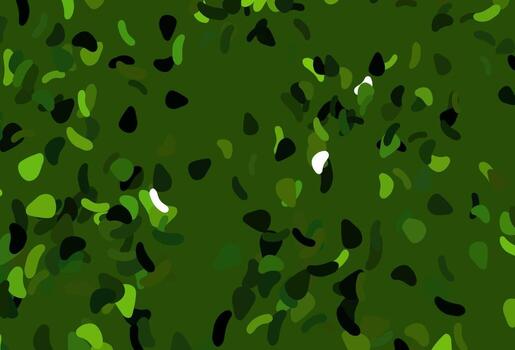 Light Green, Red vector backdrop with abstract shapes.