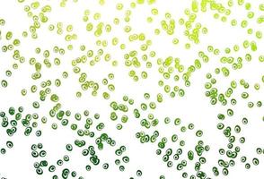 Light Green vector backdrop with dots.