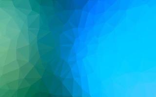 Light Blue, Green vector shining triangular template.