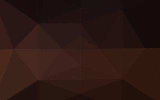 Dark Black vector polygonal pattern.