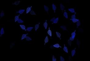 Dark BLUE vector sketch backdrop.