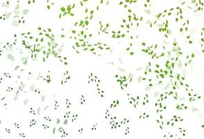 Light green vector template with memphis shapes.