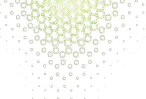 Light green vector template with circles.