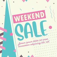 Sale Concept Design With Flat Colors vector