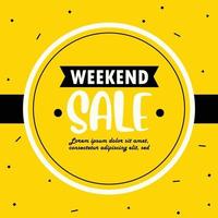 Sale Concept Design With Flat Colors vector
