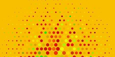 Light Green, Yellow vector template with circles.