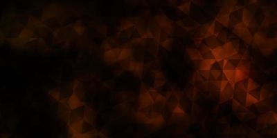 Dark Orange vector pattern with polygonal style.