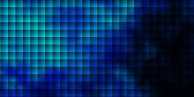 Dark BLUE vector backdrop with rectangles.